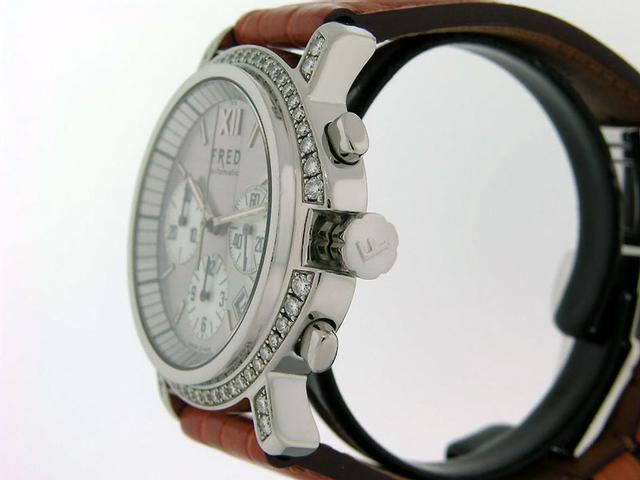 Fred of Paris Chronograph with Diamonds For Sale classwatches