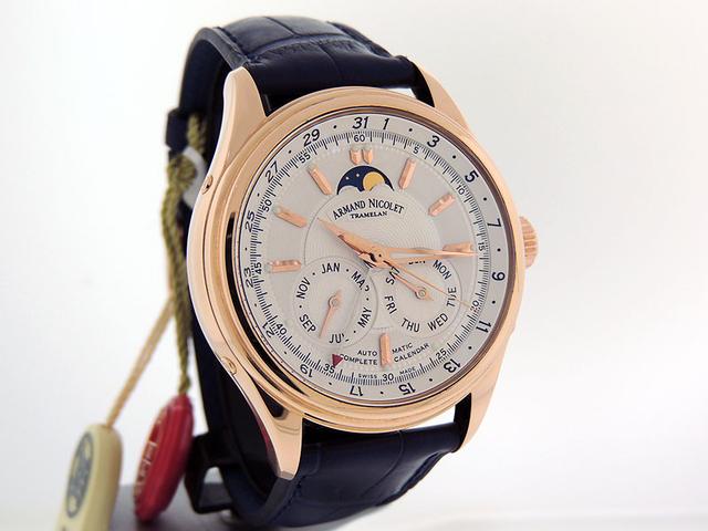 Armand Nicolet M02 Complete Calendar Tramelan For Sale