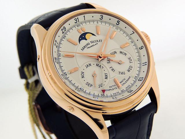 Armand Nicolet M02 Complete Calendar Tramelan For Sale